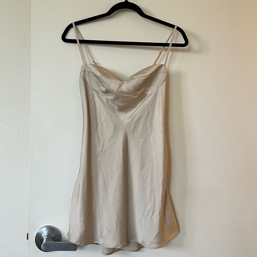 Zara mini satin dress